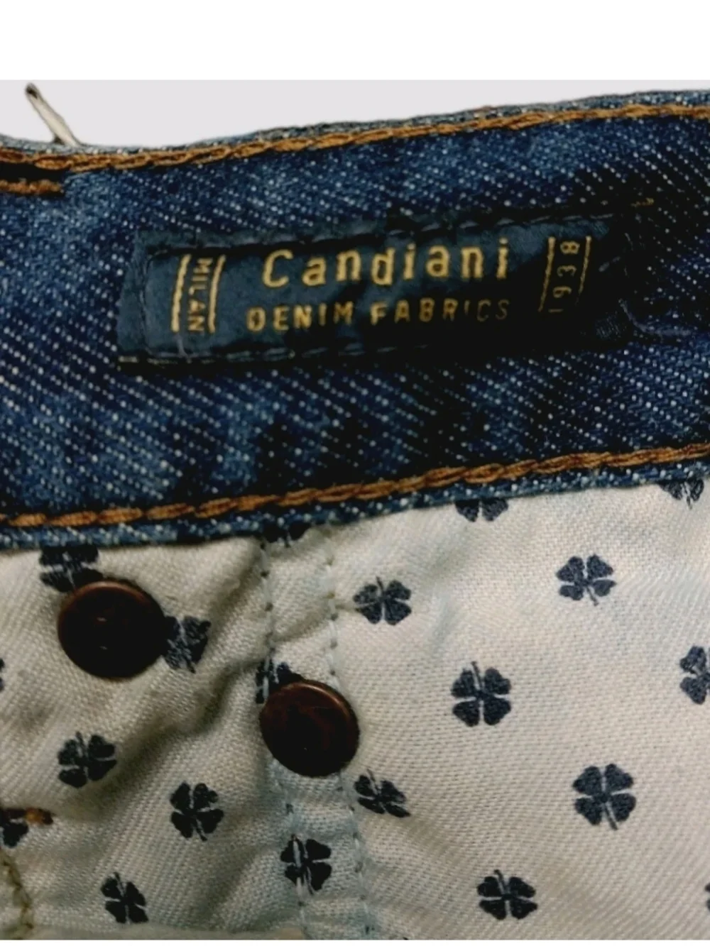 Lucky Brand 110 Selvedge Jeans 33x32 Candiani Italy Skinny Maers Way Dark EUC - Picture 6 of 8
